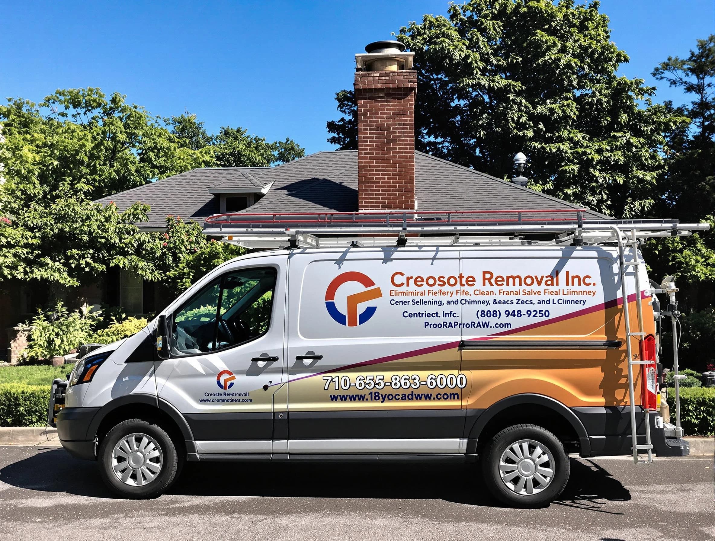 Mechanicsville Chimney Sweep technician removing creosote safely in Mechanicsville, VA