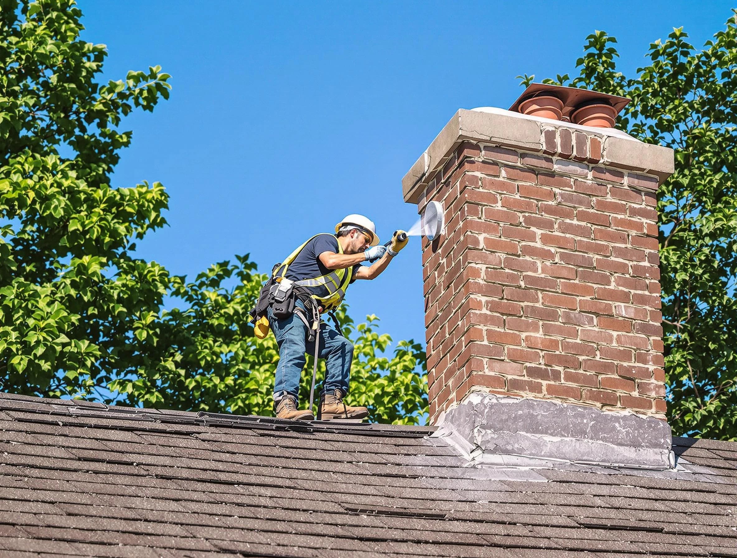 Mechanicsville Chimney Sweep performing an inspection with advanced tools in Mechanicsville, VA